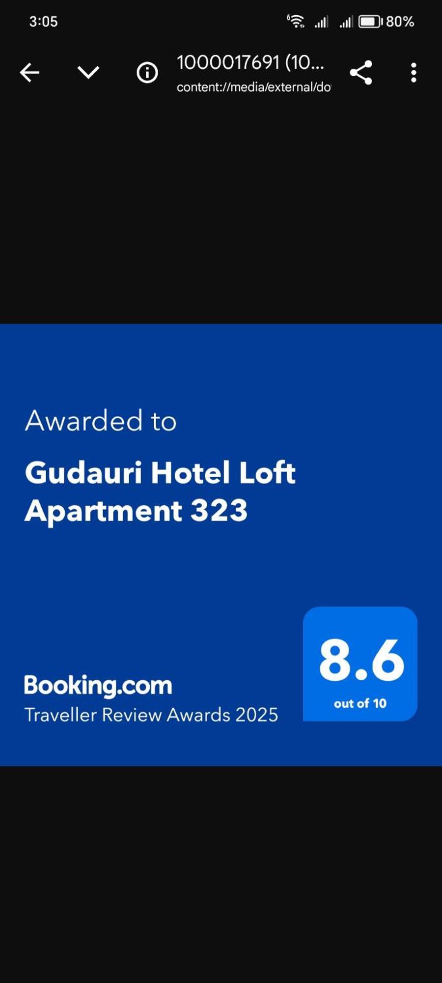 Gudauri Hotel Loft Apartment 323 Værelse billede